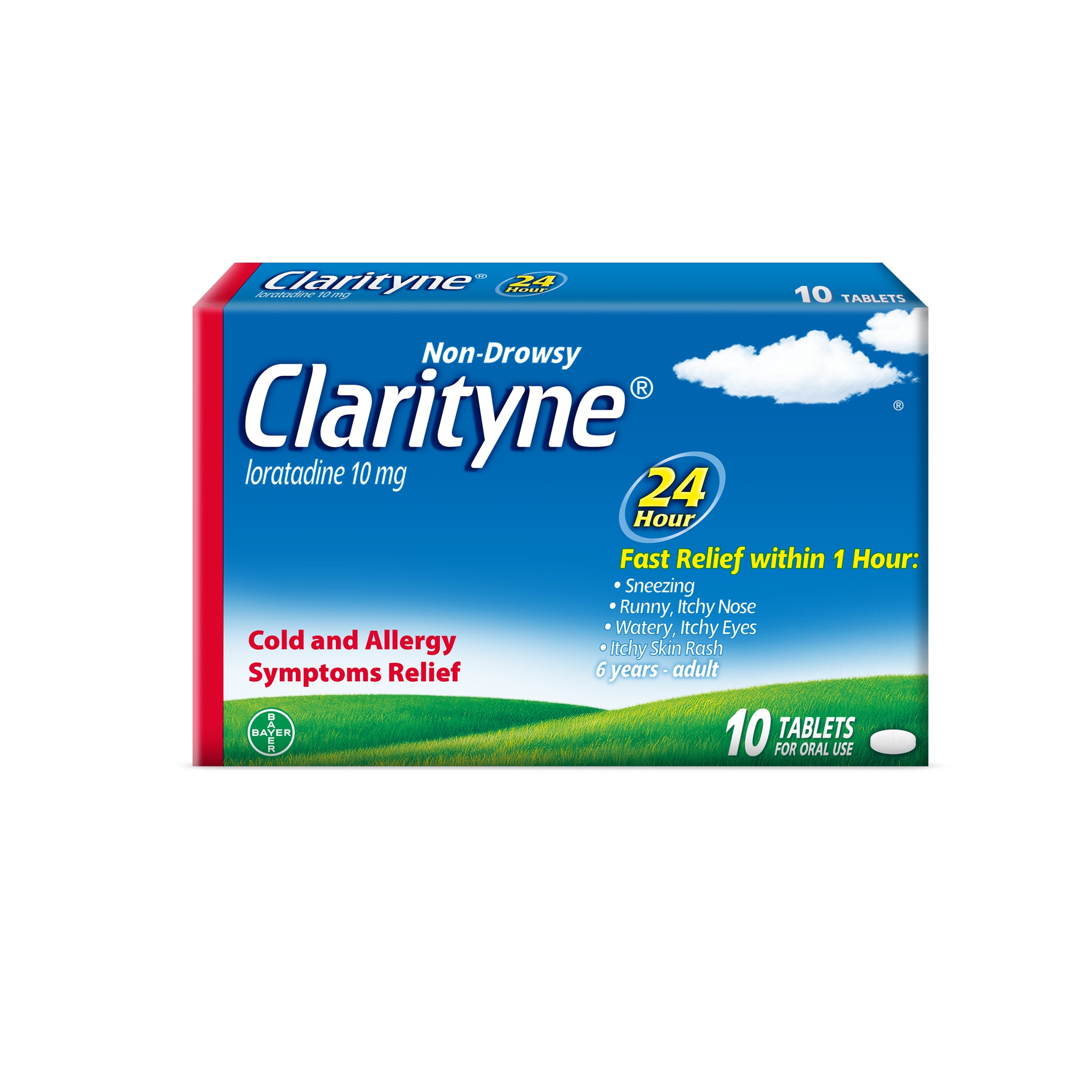 Clarityn-D® Tablets 24-Hour Front